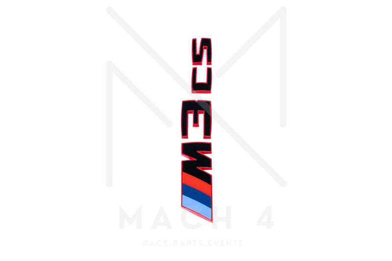 Laden Sie das Bild in Galerie -Viewer, BMW M M3 CS G80 Badge Emblem Heckdeckel/Trunk schwarz/rot für BMW M3 G80/G81 - 51147887319