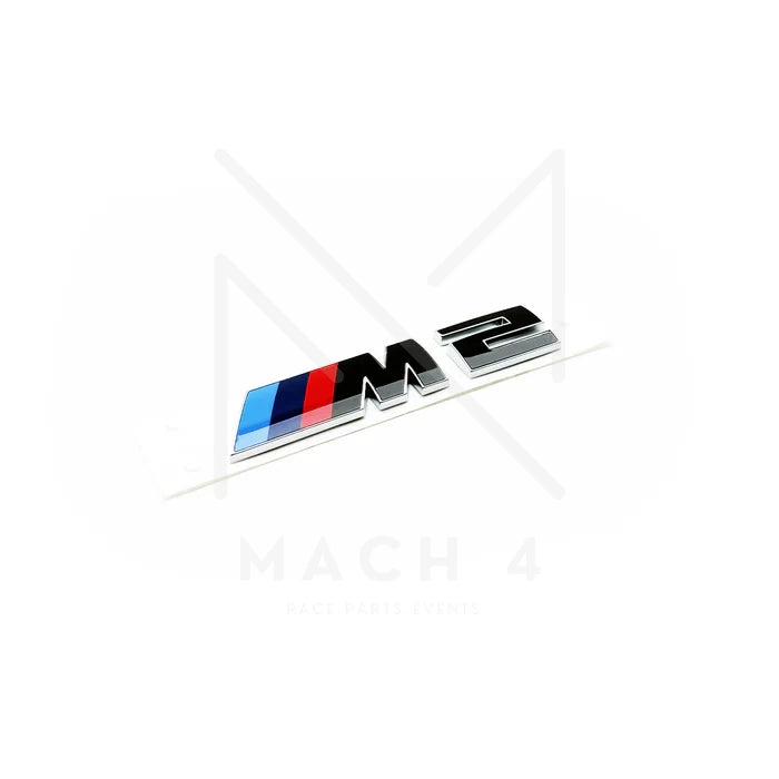 Laden Sie das Bild in Galerie -Viewer, BMW M2 LCI Badge schwarz glanz/silber / Schriftzug für BMW M2 G87 - 51147907772