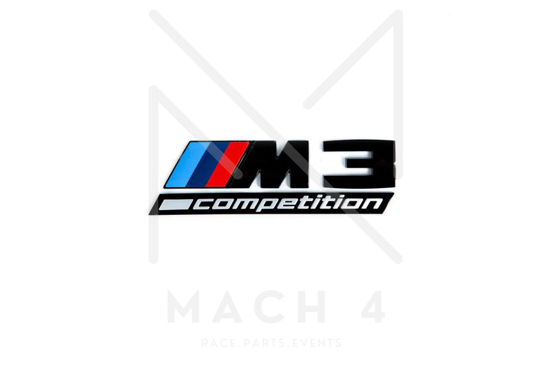 Laden Sie das Bild in Galerie -Viewer, BMW M3 Badge schwarz glanz / Schriftzug für BMW M3 G80/G81 - 51148084161