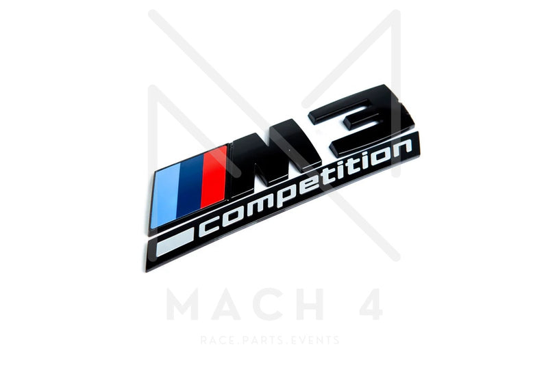 Laden Sie das Bild in Galerie -Viewer, BMW M3 Badge schwarz glanz / Schriftzug für BMW M3 G80/G81 - 51148084161