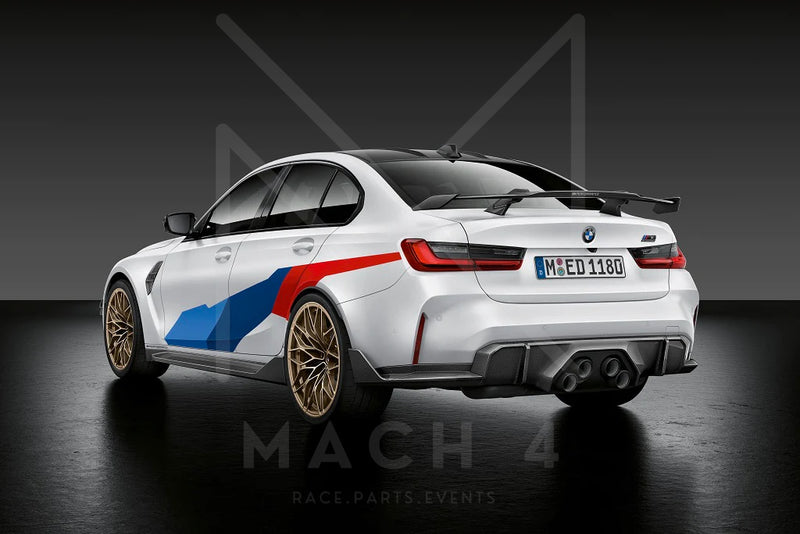 Laden Sie das Bild in Galerie -Viewer, BMW M Performance Schwellereinsatz / Seitenschweller Carbon für BMW M3 G80 / M3 Touring G81 - 51192473040 / 51192473041