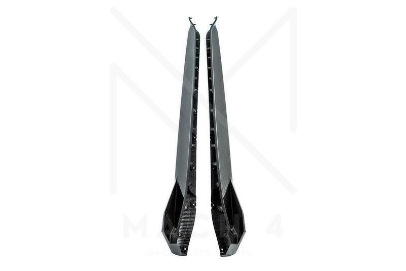 Laden Sie das Bild in Galerie -Viewer, BMW M Performance Schwellereinsatz / Seitenschweller Carbon für BMW M3 G80 / M3 Touring G81 - 51192473040 / 51192473041