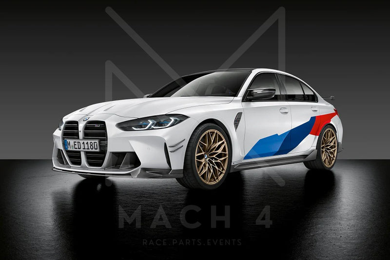 Laden Sie das Bild in Galerie -Viewer, BMW M Performance Schwellereinsatz / Seitenschweller Carbon für BMW M3 G80 / M3 Touring G81 - 51192473040 / 51192473041