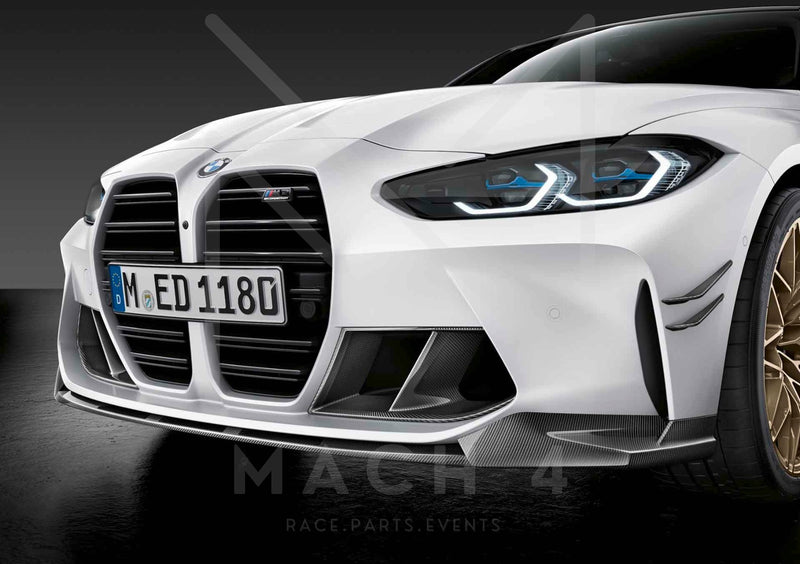 Laden Sie das Bild in Galerie -Viewer, BMW M Performance Frontaufsatz Carbon / Frontlippe für BMW M3 G80 / M3 Touring G81 - 51192475168
