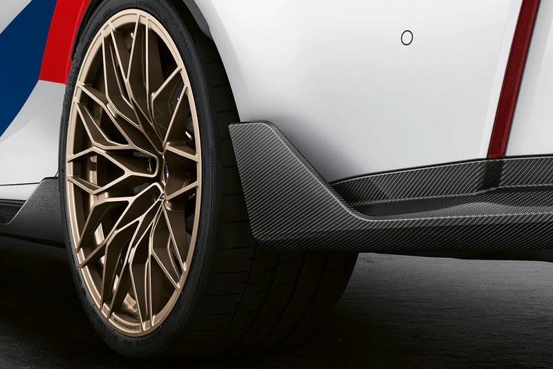 Laden Sie das Bild in Galerie -Viewer, BMW M Performance Heckfinnen Carbon / Carbon Rear Winglet für BMW M3 / M3 CS / G80 / G81 - 51195A1B169 / 51195A1B170