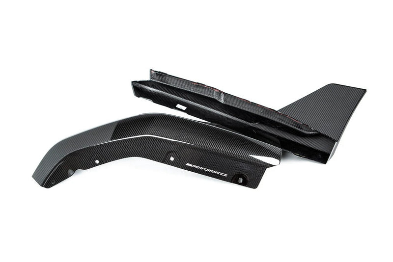 Laden Sie das Bild in Galerie -Viewer, BMW M Performance Heckfinnen Carbon / Carbon Rear Winglet für BMW M3 / M3 CS / G80 / G81 - 51195A1B169 / 51195A1B170