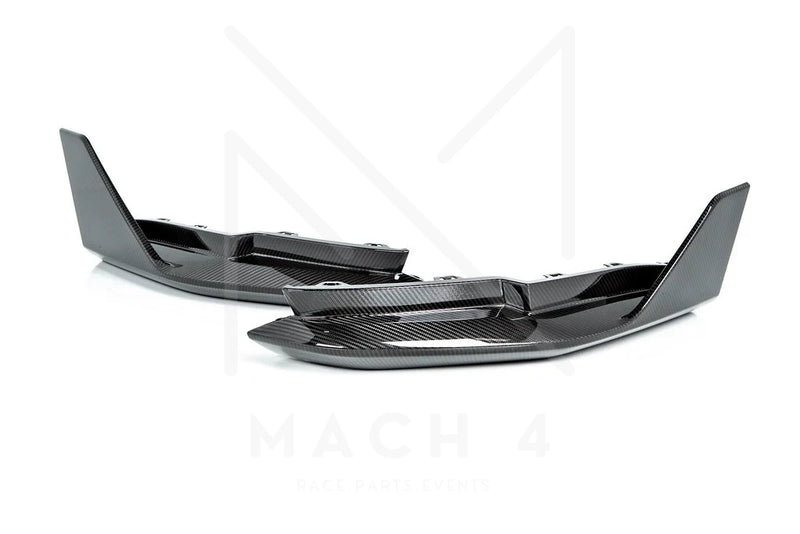 Laden Sie das Bild in Galerie -Viewer, BMW M Performance Heckfinnen Carbon / Carbon Rear Winglet für BMW M4 / M4 CS / M4 CSL G82 - 51195A1B175 / 51195A1B176