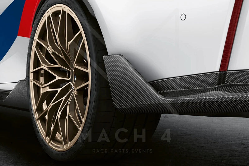 Laden Sie das Bild in Galerie -Viewer, BMW M Performance Heckfinnen Carbon / Carbon Rear Winglet für BMW M4 / M4 CS / M4 CSL G82 - 51195A1B175 / 51195A1B176