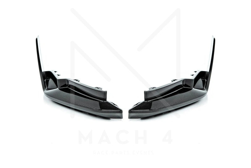 Laden Sie das Bild in Galerie -Viewer, BMW M Performance Heckfinnen Carbon / Carbon Rear Winglet für BMW M4 / M4 CS / M4 CSL G82 - 51195A1B175 / 51195A1B176