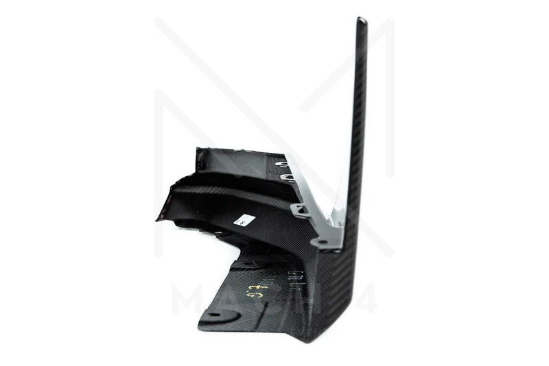 Laden Sie das Bild in Galerie -Viewer, BMW M Performance Heckfinnen Carbon / Carbon Rear Winglet für BMW M4 / M4 CS / M4 CSL G82 - 51195A1B175 / 51195A1B176