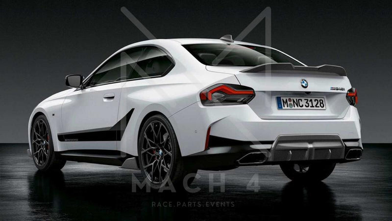 Laden Sie das Bild in Galerie -Viewer, BMW M Performance Heckspoiler Lippe Carbon für BMW 2er M240i G42 - 51195A36950