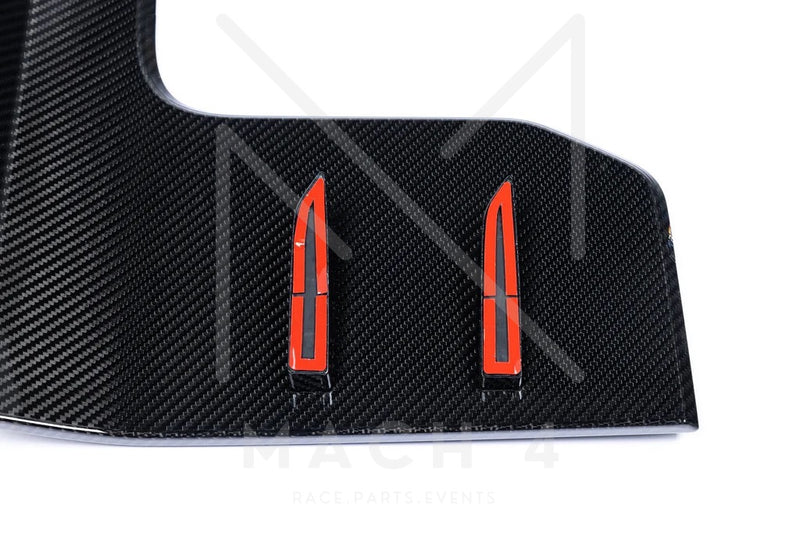 Laden Sie das Bild in Galerie -Viewer, BMW M Performance Schwelleraufsatz Flaps Carbon Seite Set für BMW M2 G87 - 51195A44DE2 / 51195A44DE7