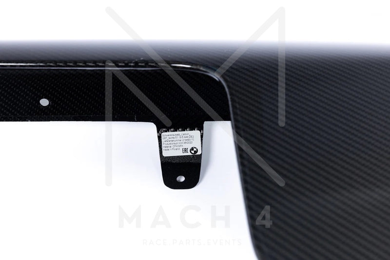 Laden Sie das Bild in Galerie -Viewer, BMW M Performance Schwelleraufsatz Flaps Carbon Seite Set für BMW M2 G87 - 51195A44DE2 / 51195A44DE7