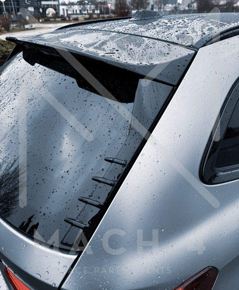 Laden Sie das Bild in Galerie -Viewer, BMW M Performance Heckspoiler + Heckfinnen schwarz glanz / Rear spoiler + Rear fins Set für BMW M3 Touring G81 - 51622473006/51195A56BD5