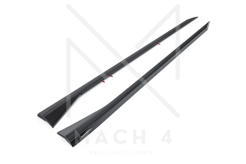 Laden Sie das Bild in Galerie -Viewer, BMW M Performance Schwelleraufsatz / Seitenschweller Carbon / Side Skirt für BMW M5 G90/G99 - 51775A70D63/51775A70D64