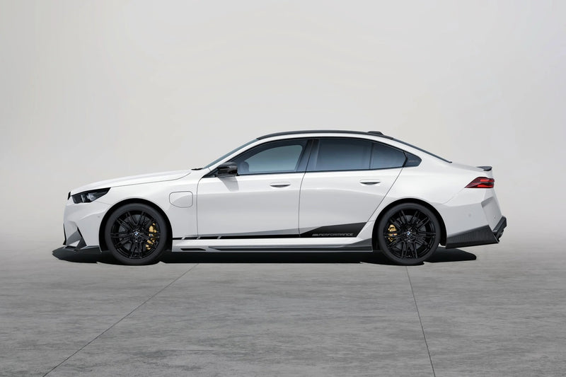 Laden Sie das Bild in Galerie -Viewer, BMW M Performance Schwelleraufsatz / Seitenschweller Carbon / Side Skirt für BMW M5 G90/G99 - 51775A70D63/51775A70D64