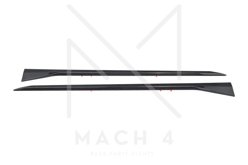 Laden Sie das Bild in Galerie -Viewer, BMW M Performance Schwelleraufsatz / Seitenschweller Carbon / Side Skirt für BMW M5 G90/G99 - 51775A70D63/51775A70D64