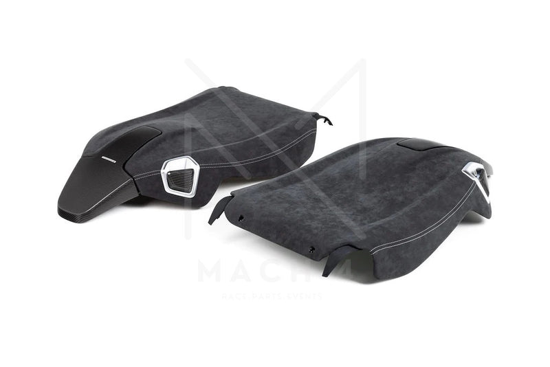 Laden Sie das Bild in Galerie -Viewer, BMW M Performance Rückwand Alcantara/Carbon Sportsitze Set für BMW M2 G87 - 52105A40303/52105A40301