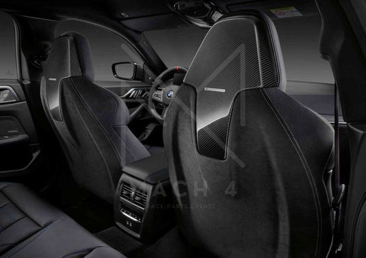 BMW M Performance Rückwand Alcantara/Carbon Sportsitze Set für BMW M2 G87 - 52105A40303/52105A40301