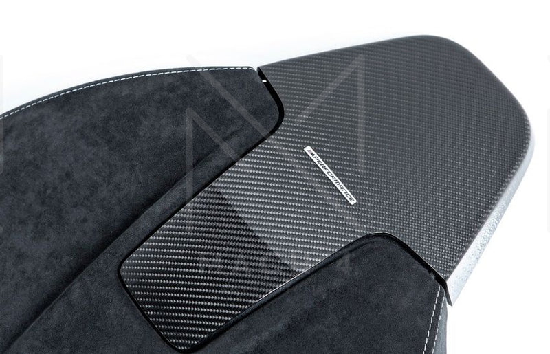 Laden Sie das Bild in Galerie -Viewer, BMW M Performance Rückwand Alcantara/Carbon Sportsitze Set für BMW M2 G87 - 52105A40303/52105A40301