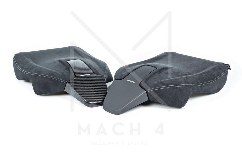 Laden Sie das Bild in Galerie -Viewer, BMW M Performance Rückwand Alcantara/Carbon Sportsitze Set für BMW 3er G20/G21 - 52105A40302 / 52105A40304