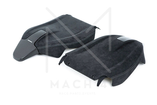 BMW M Performance Rückwand Alcantara/Carbon Sportsitze Set für BMW i4 G26 - 52105A40302 / 52105A40304