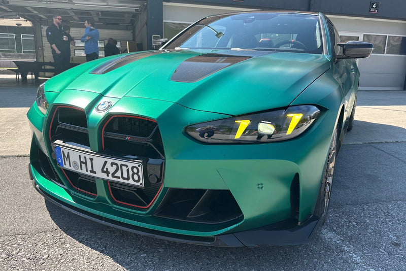 Laden Sie das Bild in Galerie -Viewer, BMW Original LCI CS LED Scheinwerfer mit gelben Tagfahrlicht / LCI CS LED Headlights with yellow DRL für BMW M3 G80/G81 / M4 G82/G83