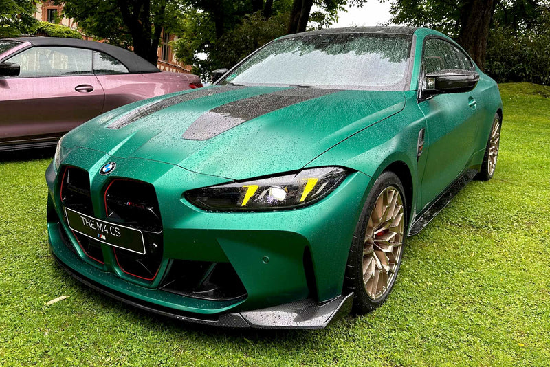 Laden Sie das Bild in Galerie -Viewer, BMW Original LCI CS LED Scheinwerfer mit gelben Tagfahrlicht / LCI CS LED Headlights with yellow DRL für BMW M3 G80/G81 / M4 G82/G83