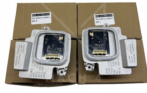 Laden Sie das Bild in Galerie -Viewer, BMW Original LED Modul Blinker/ Tagfahrlicht mit Kühlkörper für BMW Laserlicht Scheinwerfer für BMW M3 G80/G81 / M4 G82/G83 - 63119851049/63119851050