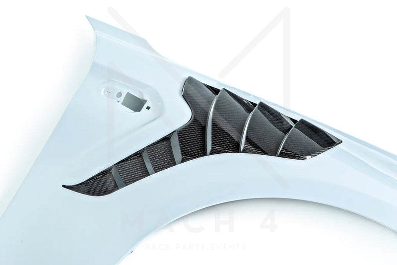 Laden Sie das Bild in Galerie -Viewer, Alpha-N Carbon Kotflügel mit Lüftungsöffnungen Set / Carbon Vented Front Fender Set für BMW M2 F87 / M2 Competition F87 / M2 CS F87 - AN-0521