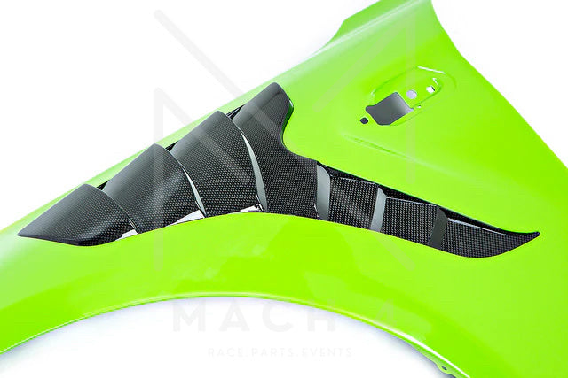 Laden Sie das Bild in Galerie -Viewer, Alpha-N Carbon Kotflügel mit Lüftungsöffnungen Set / Carbon Vented Front Fender Set für BMW M2 F87 / M2 Competition F87 / M2 CS F87 - AN-0521