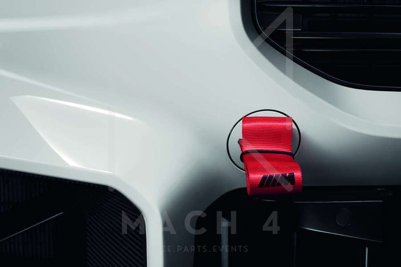 Laden Sie das Bild in Galerie -Viewer, BMW M Performance Tow Strap / Abschleppband / Schlaufe rot für BMW M3 F80 / M4 F82/F83 - 72155A709F6