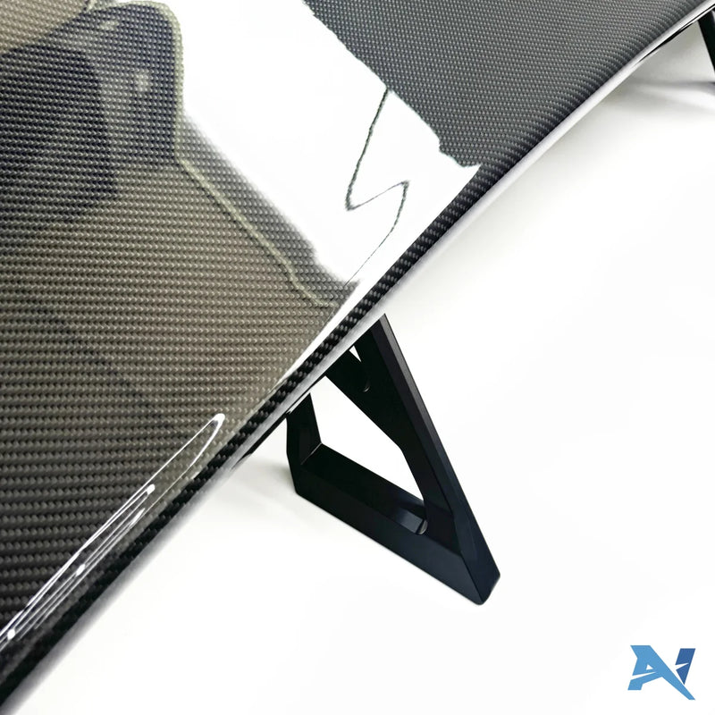 Laden Sie das Bild in Galerie -Viewer, Alpha-N Carbon Heckflügel GP Street 1300mm / Wing GP Street für BMW M3 G80 / M4 G82 G8x - AN-0516