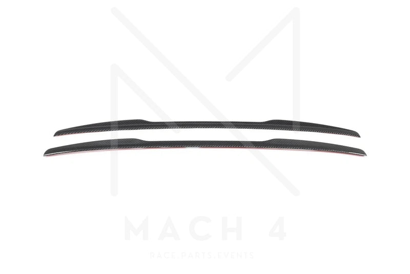 Laden Sie das Bild in Galerie -Viewer, Alpha-N Carbon Gurney Flap Class 3 Set für BMW M2 G87 - AN-0710
