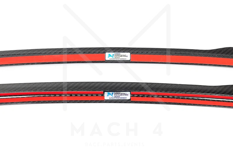 Laden Sie das Bild in Galerie -Viewer, Alpha-N Carbon Gurney Flap Class 3 Set für BMW M2 G87 - AN-0710
