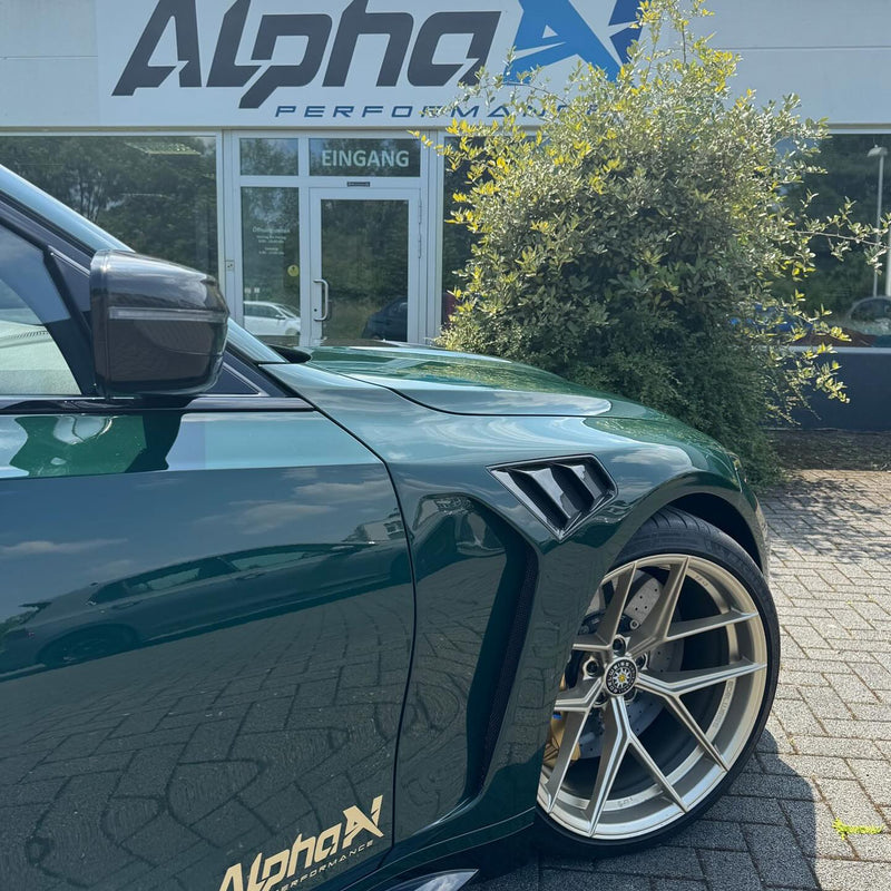 Laden Sie das Bild in Galerie -Viewer, Alpha-N Carbon Fender / Kotflügel Set für BMW M3 G80/G81 G8x - AN-0720