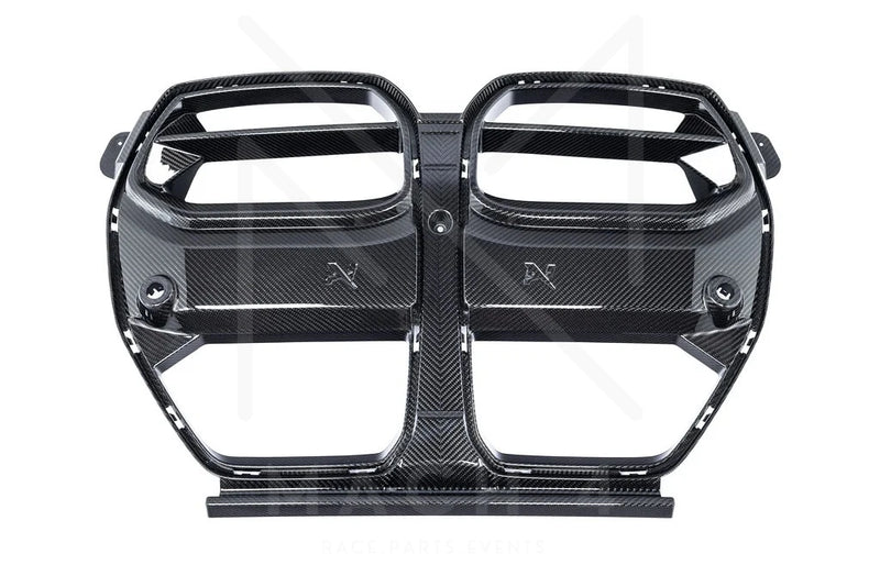 Laden Sie das Bild in Galerie -Viewer, Alpha-N Carbon Frontgrill Niere / Front Grill für BMW M3 G80/G81 / M4 G82/G83 - AN-0723