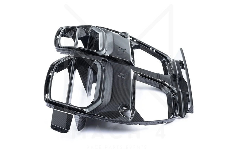 Laden Sie das Bild in Galerie -Viewer, Alpha-N Carbon Frontgrill Niere / Front Grill für BMW M3 G80/G81 / M4 G82/G83 - AN-0723