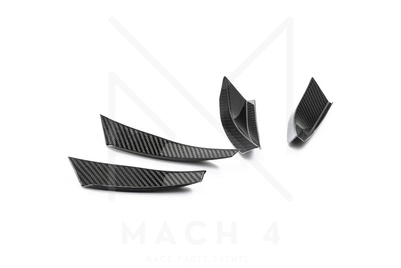 Laden Sie das Bild in Galerie -Viewer, Alpha-N Carbon Front Flaps / Canard Set für BMW M2 G87 - AN-0724