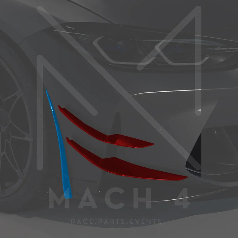 Laden Sie das Bild in Galerie -Viewer, Alpha-N Carbon Canards / Front Flaps Set für BMW M3 G80/G81 / M4 G82/G83 - AN-0728