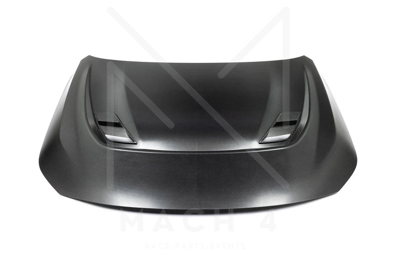 Laden Sie das Bild in Galerie -Viewer, Alpha-N Carbon Clubsport Motorhaube mit Einsatz / Clubsport Hood with Vent für BMW M2 G87 - AN-0735 / AN-0731