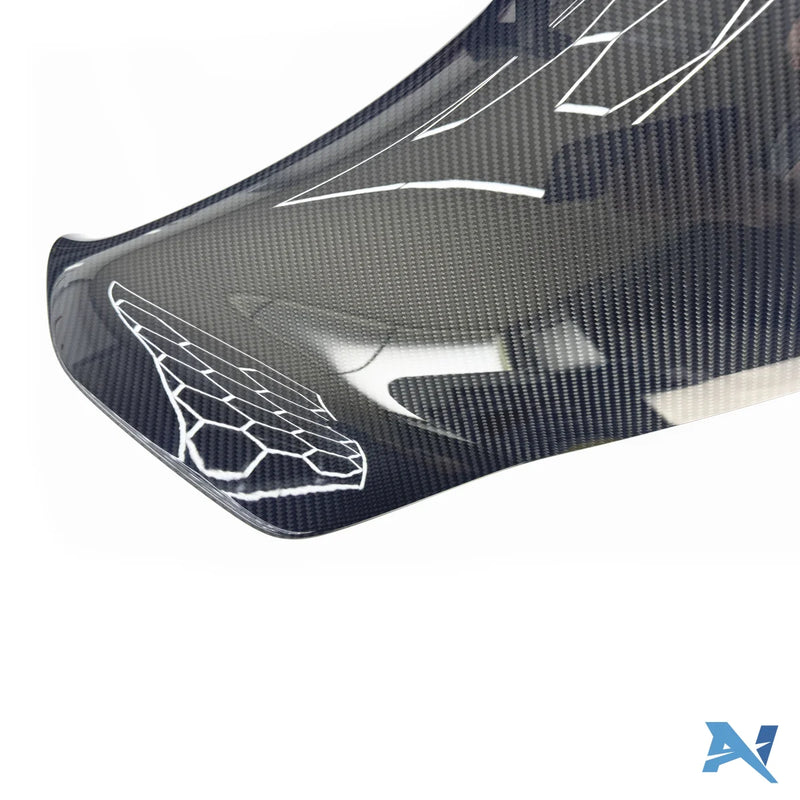 Laden Sie das Bild in Galerie -Viewer, Alpha-N Carbon Swan Neck Heckflügel / Wing für BMW M2 G87 G8x - AN-0737