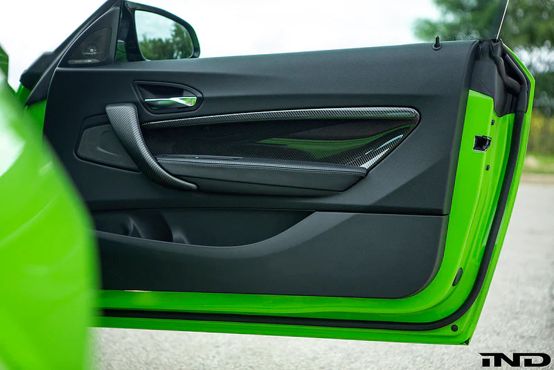 Laden Sie das Bild in Galerie -Viewer, Alpha-N Carbon Door Card Set / Tür Einleger Set für BMW M2 / M2 Competition / M2 CS F87 - AN-CFK0260