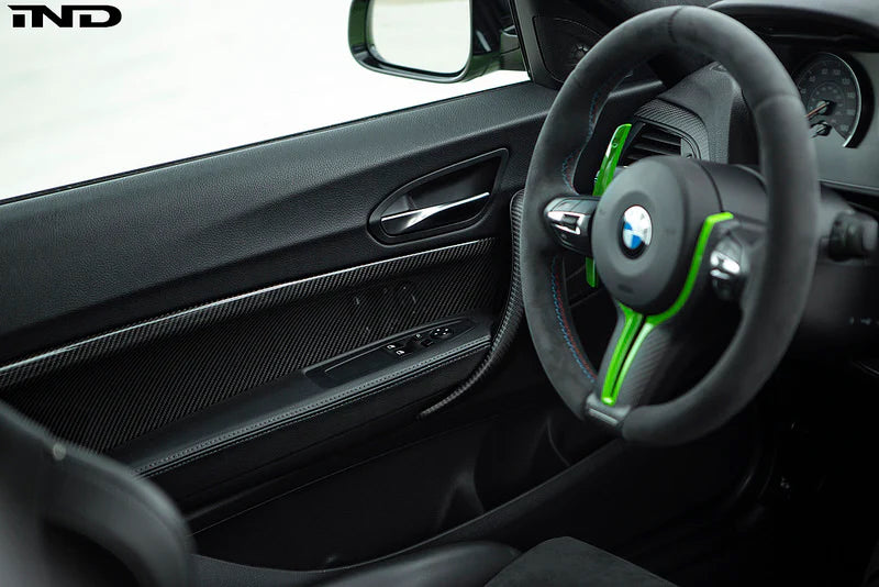 Laden Sie das Bild in Galerie -Viewer, Alpha-N Carbon Door Card Set / Tür Einleger Set für BMW M2 / M2 Competition / M2 CS F87 - AN-CFK0260