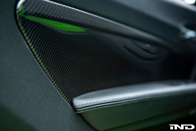 Laden Sie das Bild in Galerie -Viewer, Alpha-N Carbon Door Card Set / Tür Einleger Set für BMW M2 / M2 Competition / M2 CS F87 - AN-CFK0260