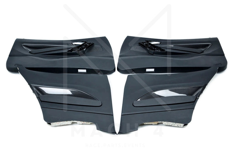 Laden Sie das Bild in Galerie -Viewer, Alpha-N Carbon Door Card Set / Tür Einleger Set für BMW M2 / M2 Competition / M2 CS F87 - AN-CFK0260