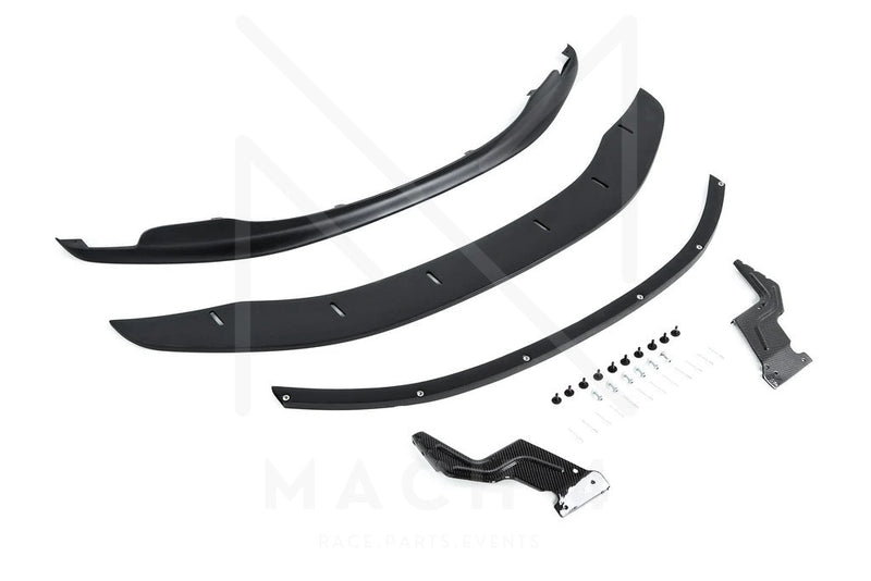 Laden Sie das Bild in Galerie -Viewer, Alpha-N Carbon Frontlippe / Frontspoiler verstellbar GTS-Style für BMW M3 E92 / M3 E90 - AN-CFK2007/AN-CFK2021