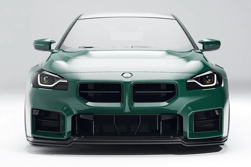 Laden Sie das Bild in Galerie -Viewer, Alpha-N Carbon Frontlippe Class 3 + Splitter verstellbar / Adjustable Front Lip für BMW M2 G87 - AN-0530