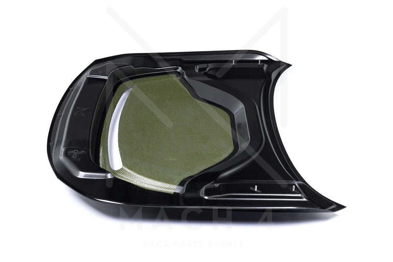 Laden Sie das Bild in Galerie -Viewer, Alpha-N Carbon Motorhaube mit Einsatz / Hood with Vent für BMW M2 G87 - AN-0301 / AN-0316