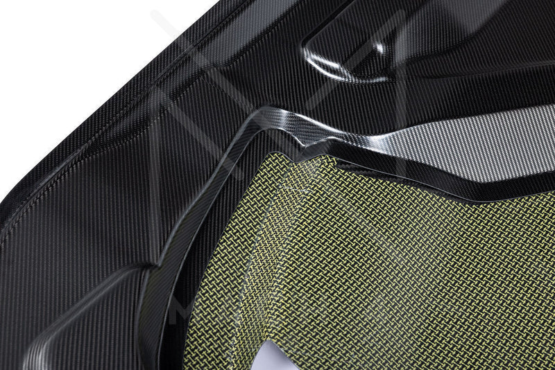 Laden Sie das Bild in Galerie -Viewer, Alpha-N Carbon Motorhaube mit Einsatz / Hood with Vent für BMW M2 G87 - AN-0301 / AN-0316